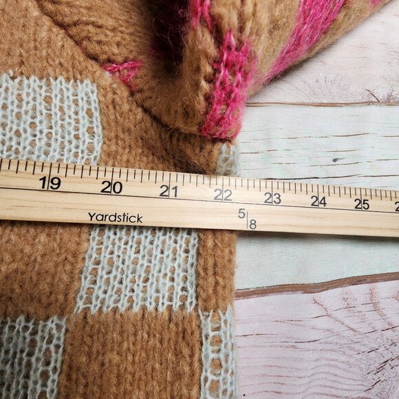 Torrid Womens Checkered Button-Up Cardigan Sweater Size 0 Acrylic Blend - Picture 9 of 10